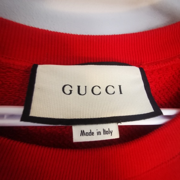 GUCCI LAMB SWEATSHIRT WITH RHINESTONE DETAIL - Picture 5 of 7